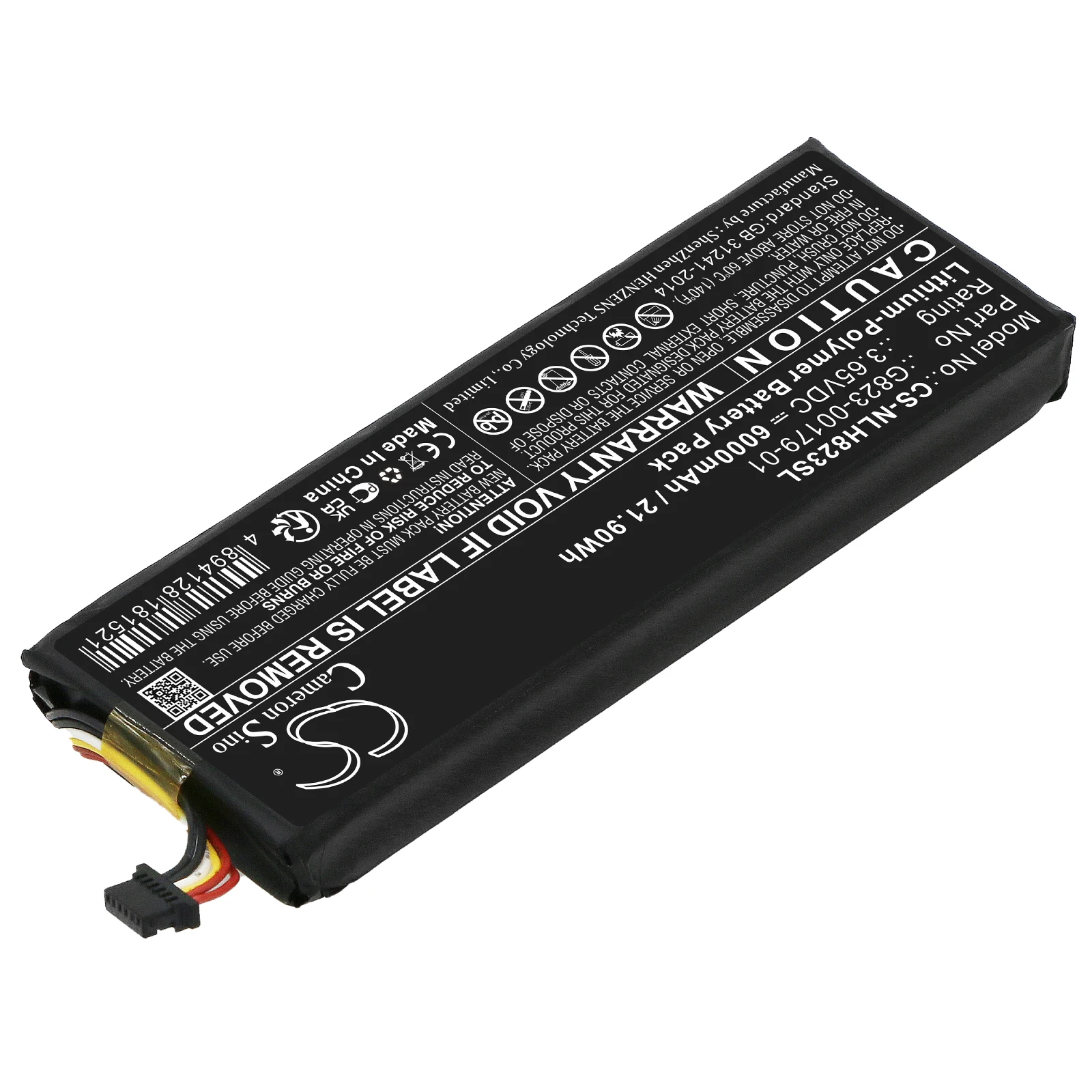 Home Security Battery Replacement - CameronSino Yedek Li-Polimer Pil G823-00179-01 GS25