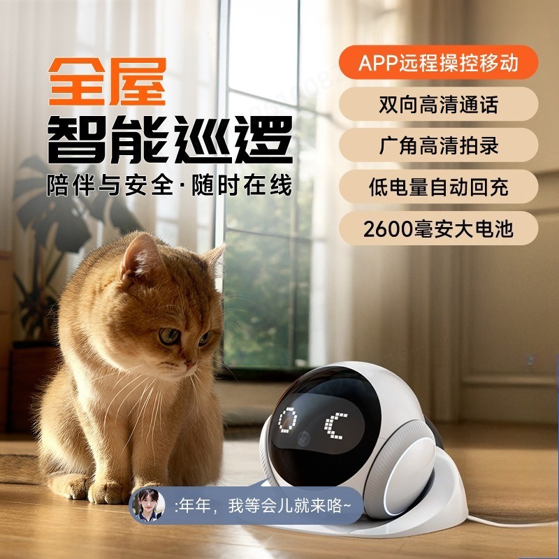 Home Security Robot - Yapay Zekalı Hareketli Evcil Hayvan Robot