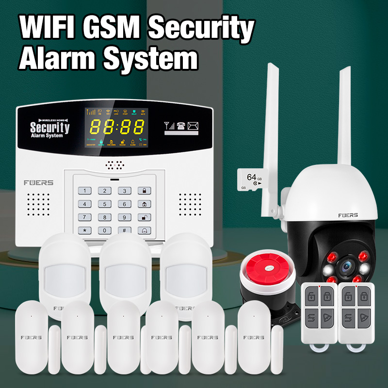Home Security Front Door Camera - Fuers Tuya Akıllı Alarm Sistemi Kiti
