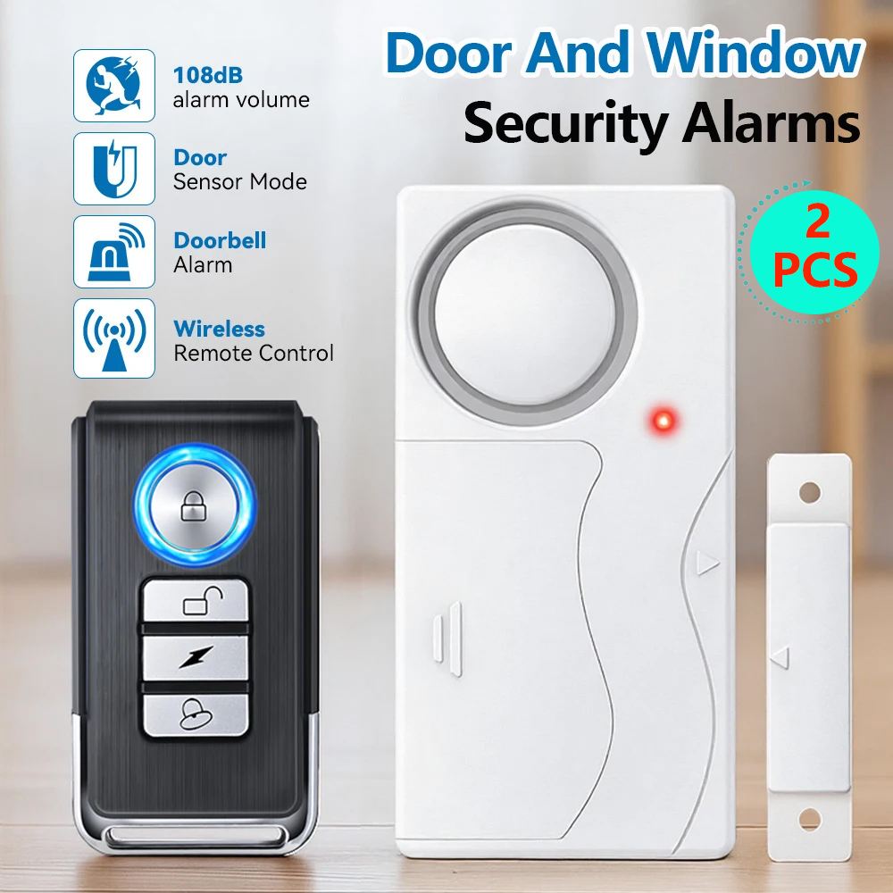 Sim Gsm Alarm - Kablosuz Kapı Alarmı, Uzaktan Kumandalı, Hırsızlığa