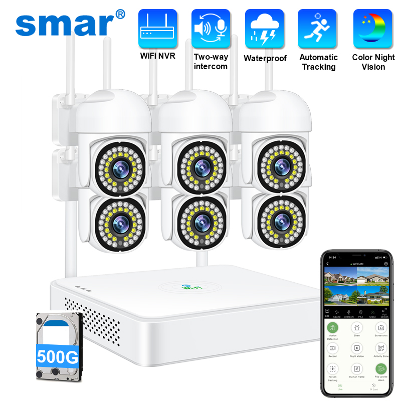 Home Security Items - Smar 3MP Kablosuz CCTV Güvenlik Kamera
