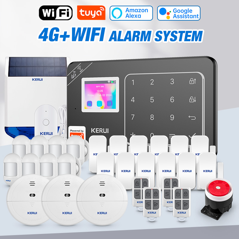 Sim Gsm Alarm - KERUI GSM 4G WiFi Alarm Güvenlik