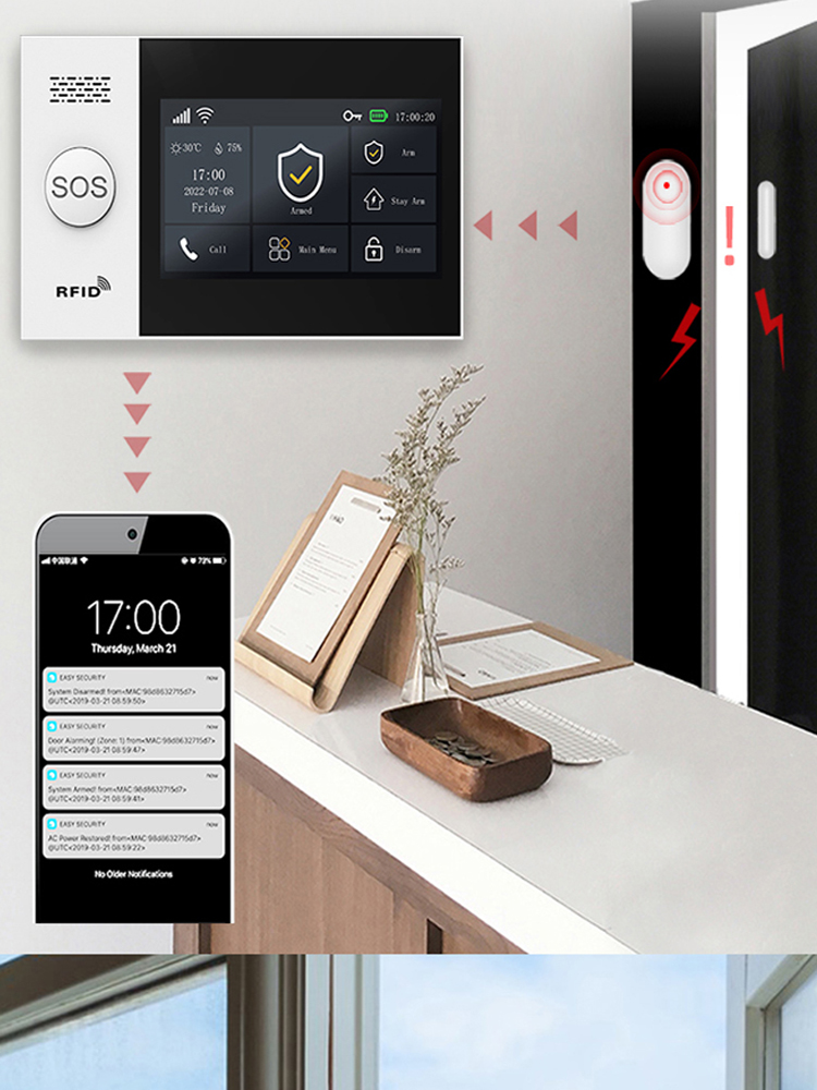 PGST107 4G Tuya akıllı ev alar - Sim Gsm Alarm incelemesi ve fiyatı