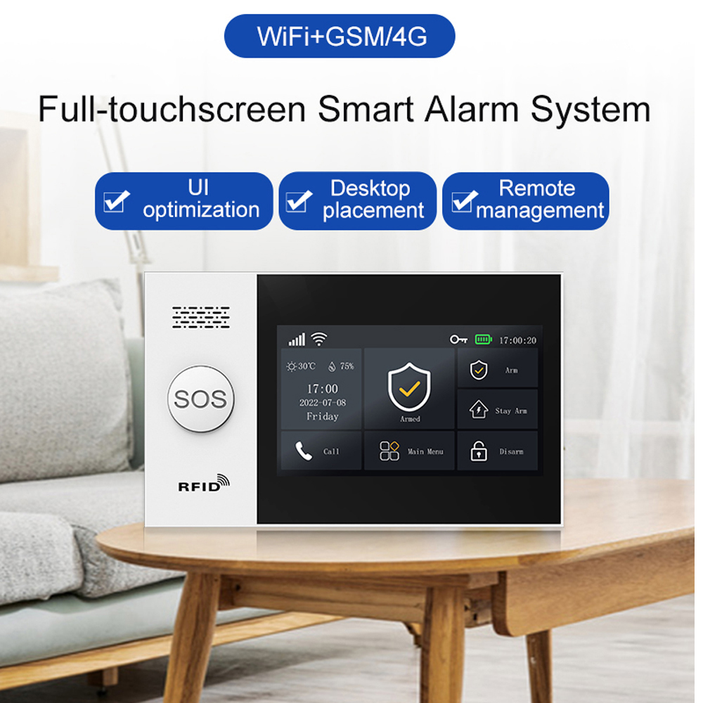 PGST107 4G Tuya akıllı ev alar - Sim Gsm Alarm incelemesi ve fiyatı