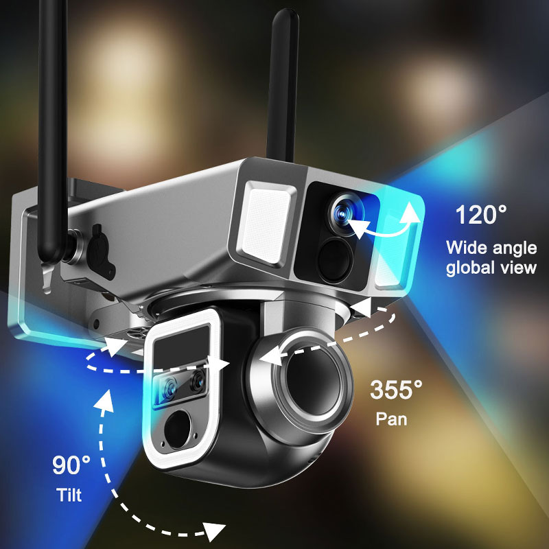 6MP Üçlü Lens, 10X Zoom, Güçlü - Home Security Flood Lights incelemesi ve fiyatı