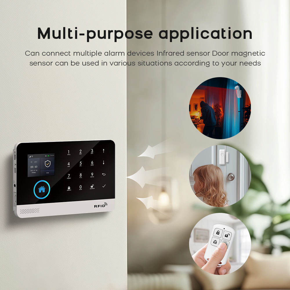 4G GSM Wifi Kablosuz Ev Alarm  - Home Security Front Door Camera incelemesi ve fiyatı