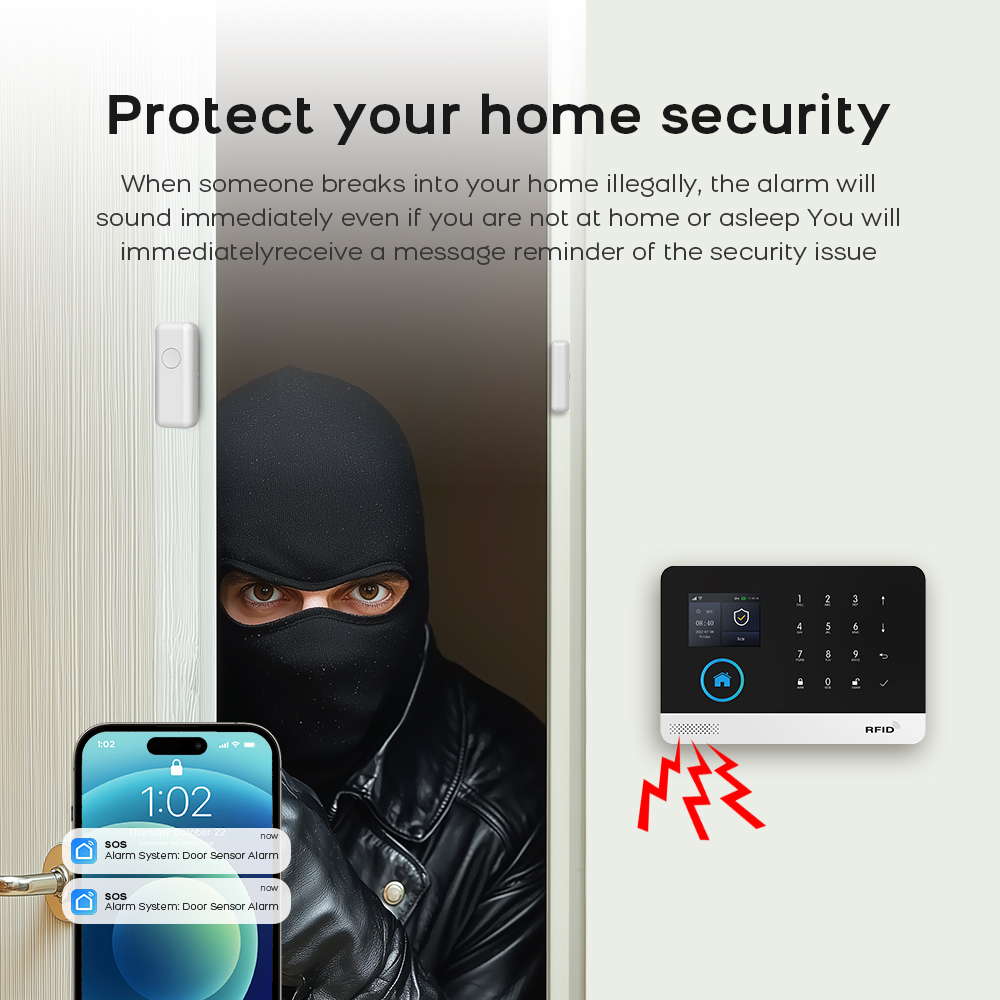 4G GSM Wifi Kablosuz Ev Alarm  - Home Security Front Door Camera incelemesi ve fiyatı