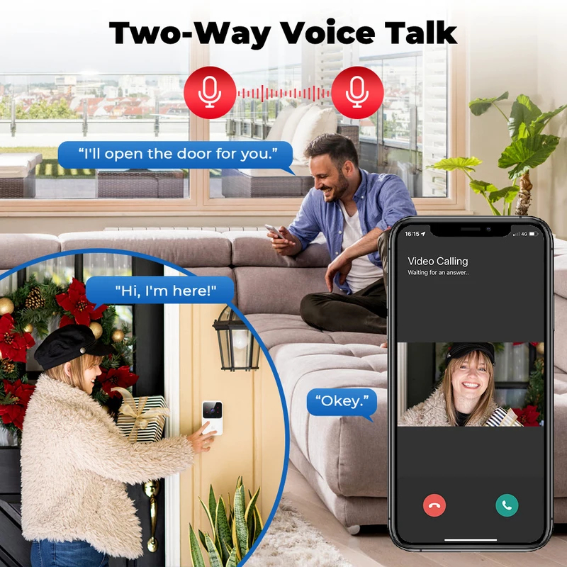 Tuya WiFi Görüntülü Kapı Zili  - Home Security Front Door Camera incelemesi ve fiyatı
