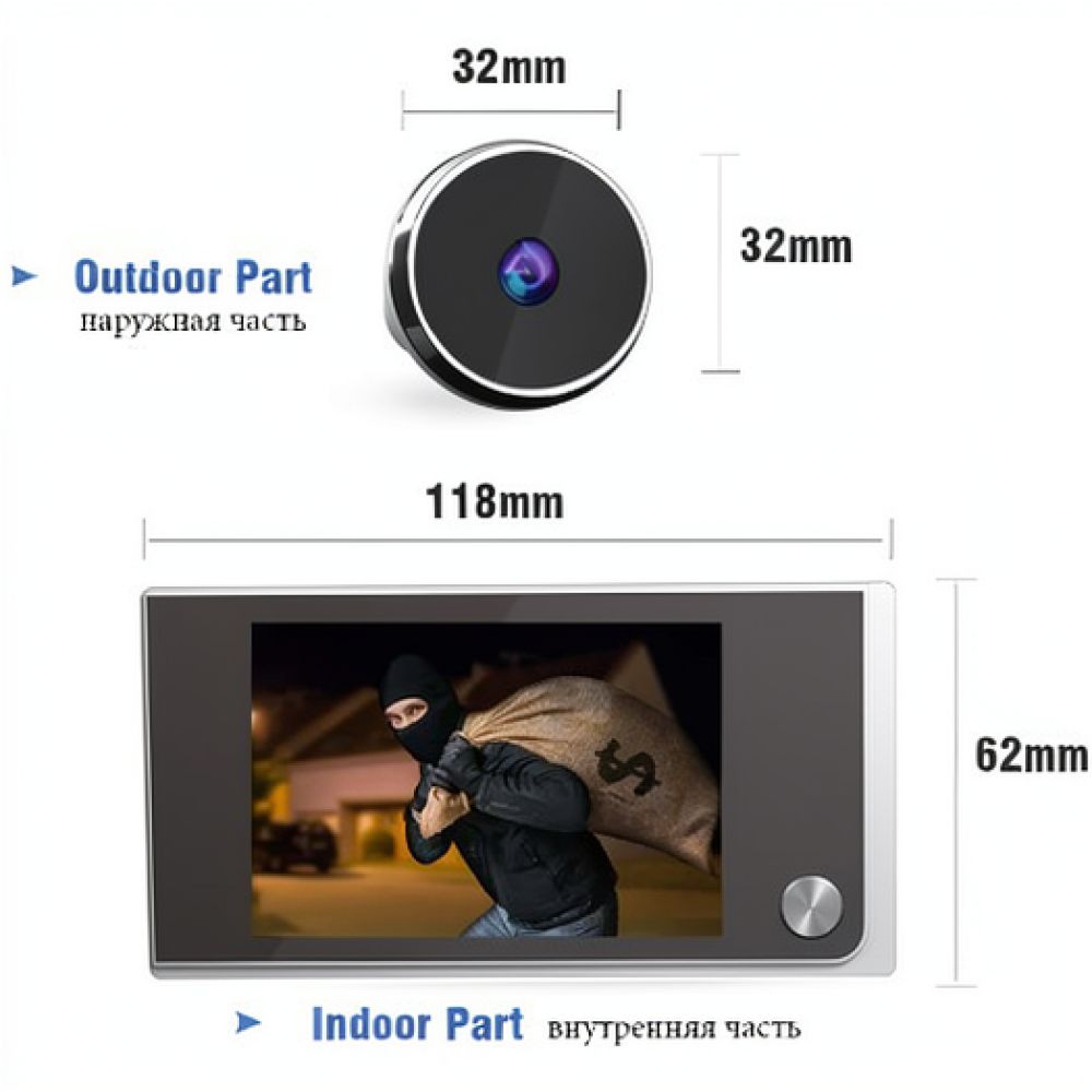 3,5 İnç LCD Dijital Kapı Gözü  - Home Security Front Door Camera incelemesi ve fiyatı