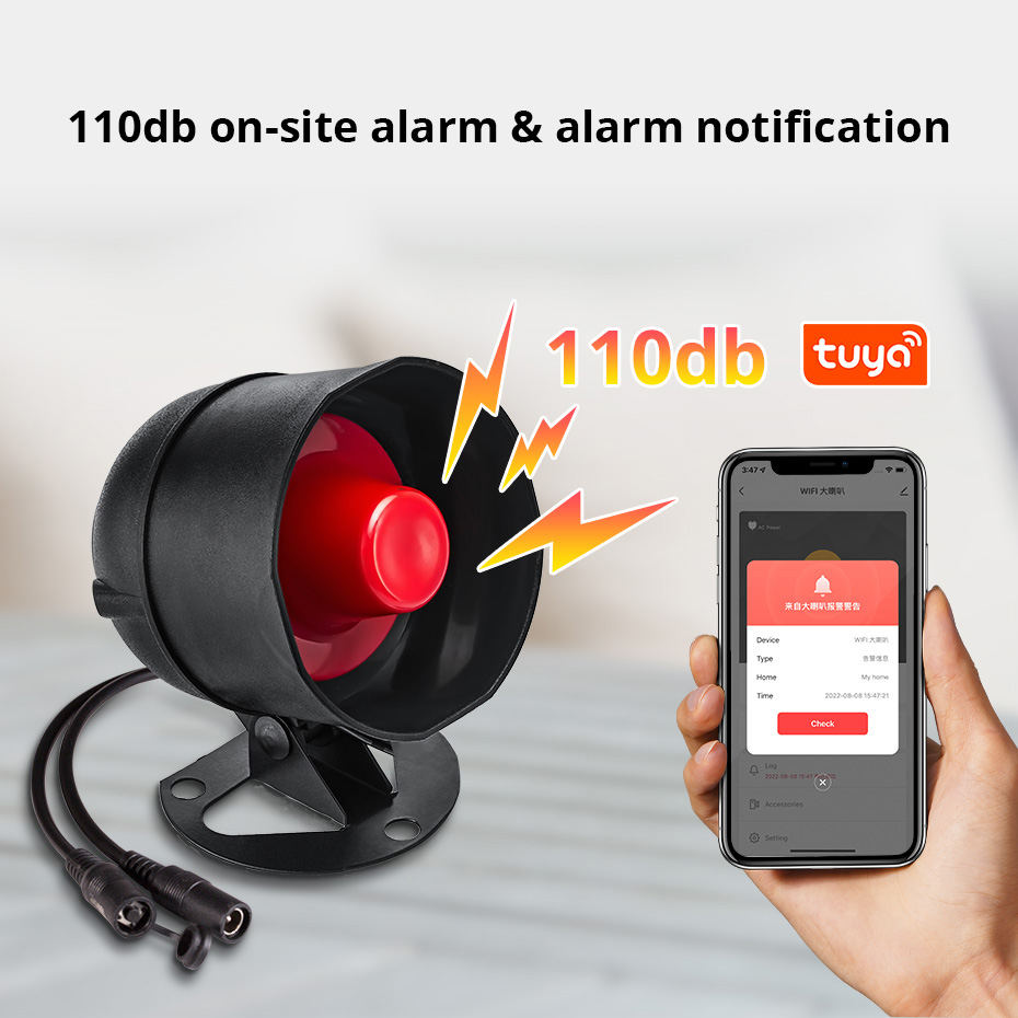KERUI Tuya WIFI yüksek sesle h - Sim Gsm Alarm incelemesi ve fiyatı