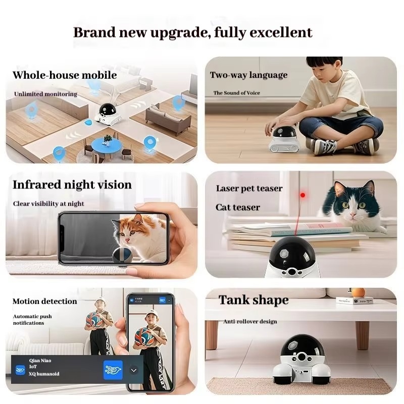 Yeni Akıllı Evcil Hayvan Robot - Home Security Robot incelemesi ve fiyatı
