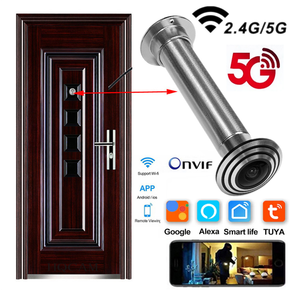 16mm kapı Wifi göz kamera 5G 2 - Home Security Front Door Camera incelemesi ve fiyatı