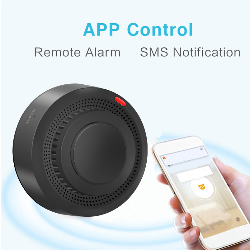 2.4G WiFi Duman Dedektörü Kabl - Sim Gsm Alarm incelemesi ve fiyatı