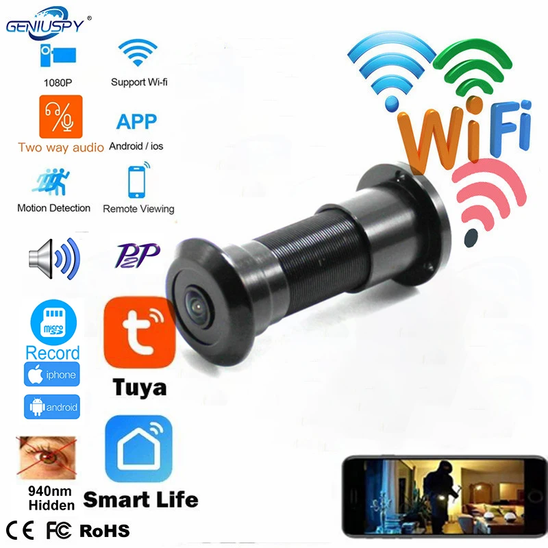 Tuya WIFI İki Yönlü Ses Kapı G - Home Security Front Door Camera incelemesi ve fiyatı