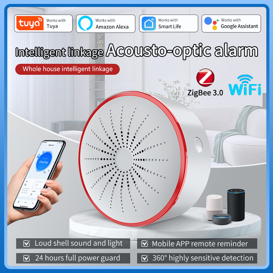 Tuya WiFi ZigBee Alarm Sireni  - Sim Gsm Alarm incelemesi ve fiyatı
