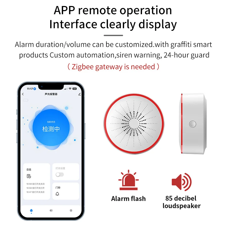 Tuya WiFi ZigBee Alarm Sireni  - Sim Gsm Alarm incelemesi ve fiyatı